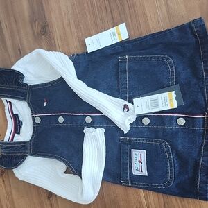 NWT Tommy Hilfiger Toddler and Little girls Chunky Ribs long sleeve tee